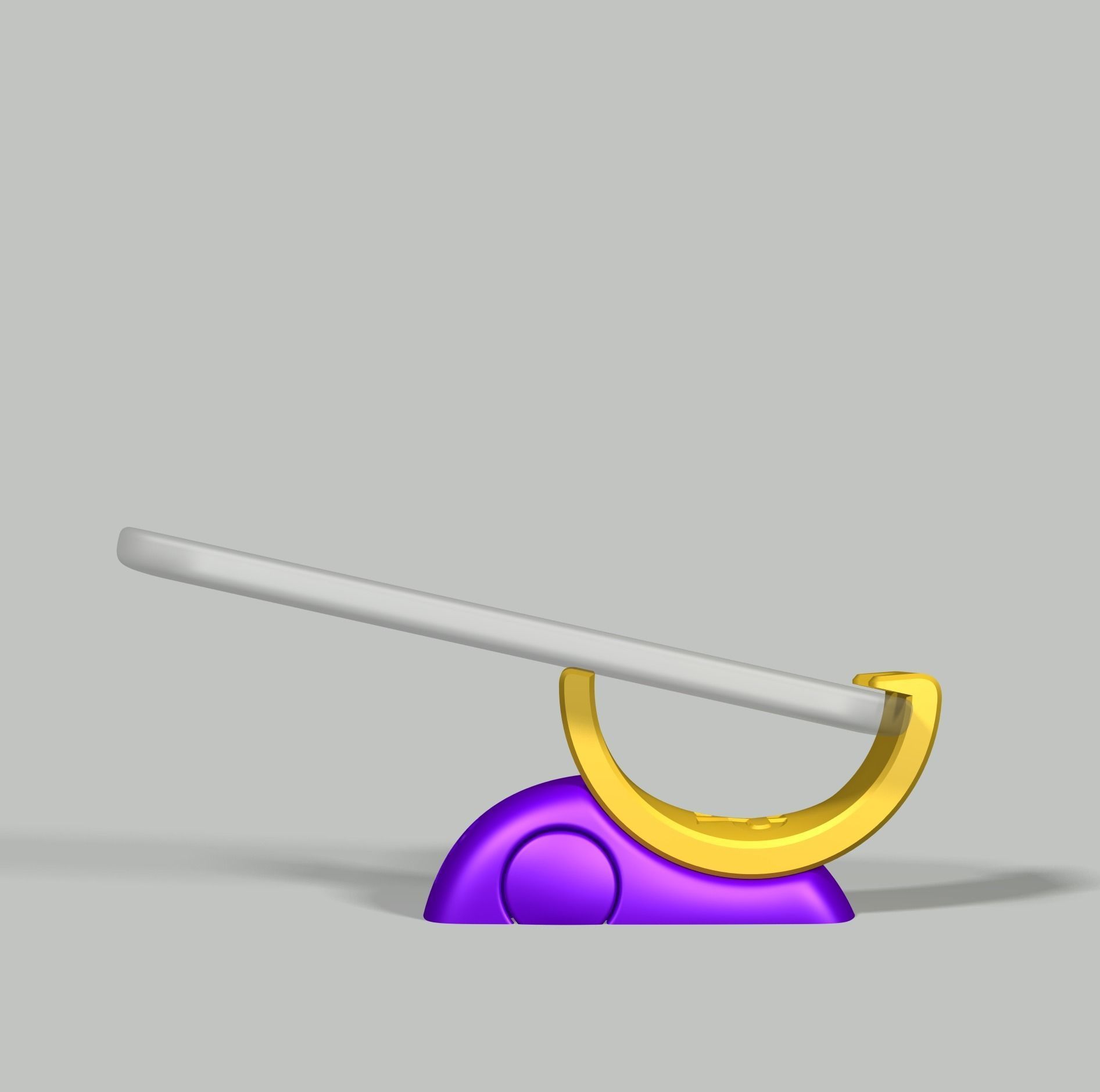 Adjustable phone stand 3D print model_7