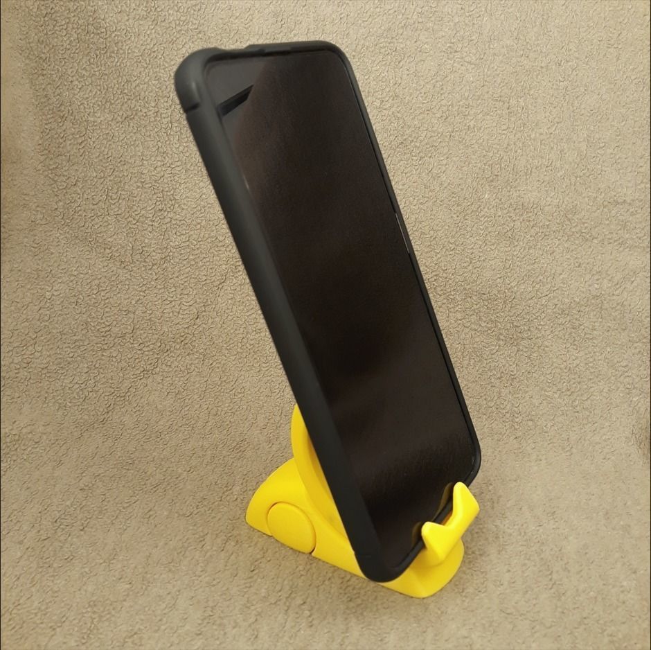 Adjustable phone stand 3D print model_32