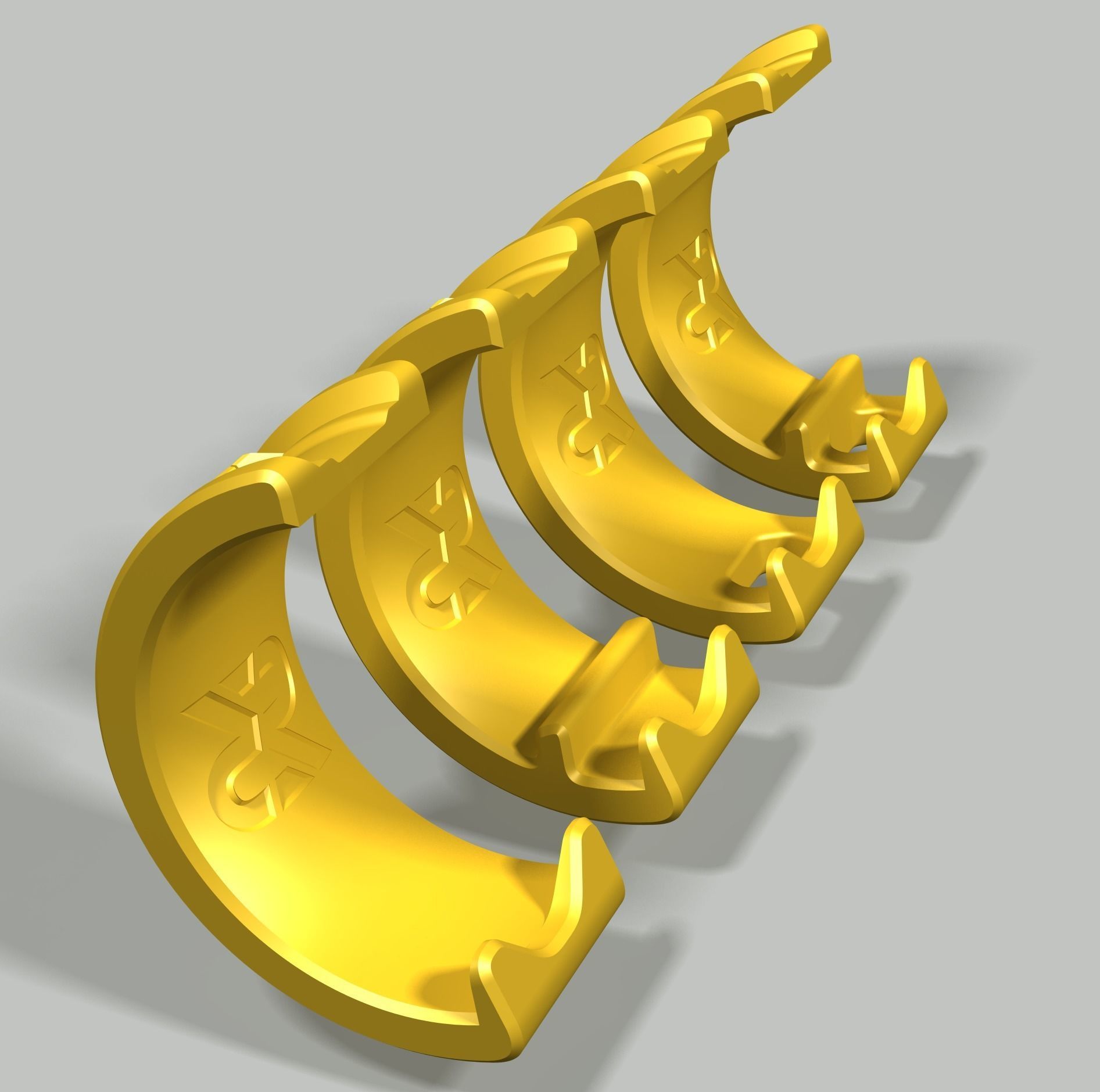Adjustable phone stand 3D print model_25