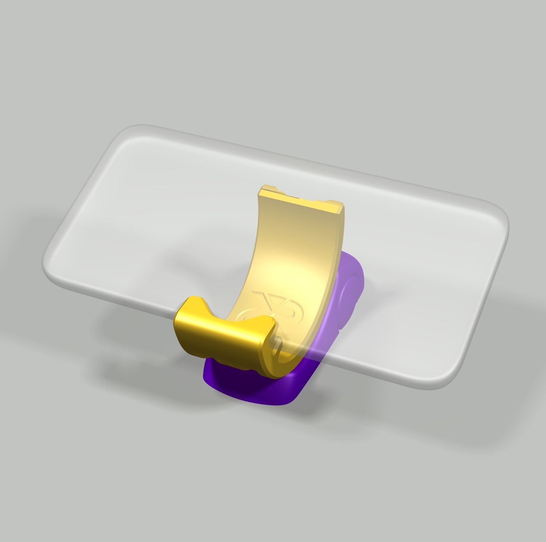 Adjustable phone stand 3D print model_24