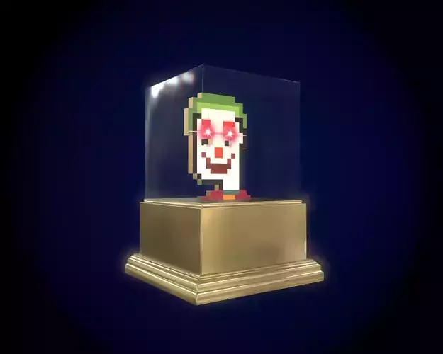 Gold Punk  Low-poly 3D model