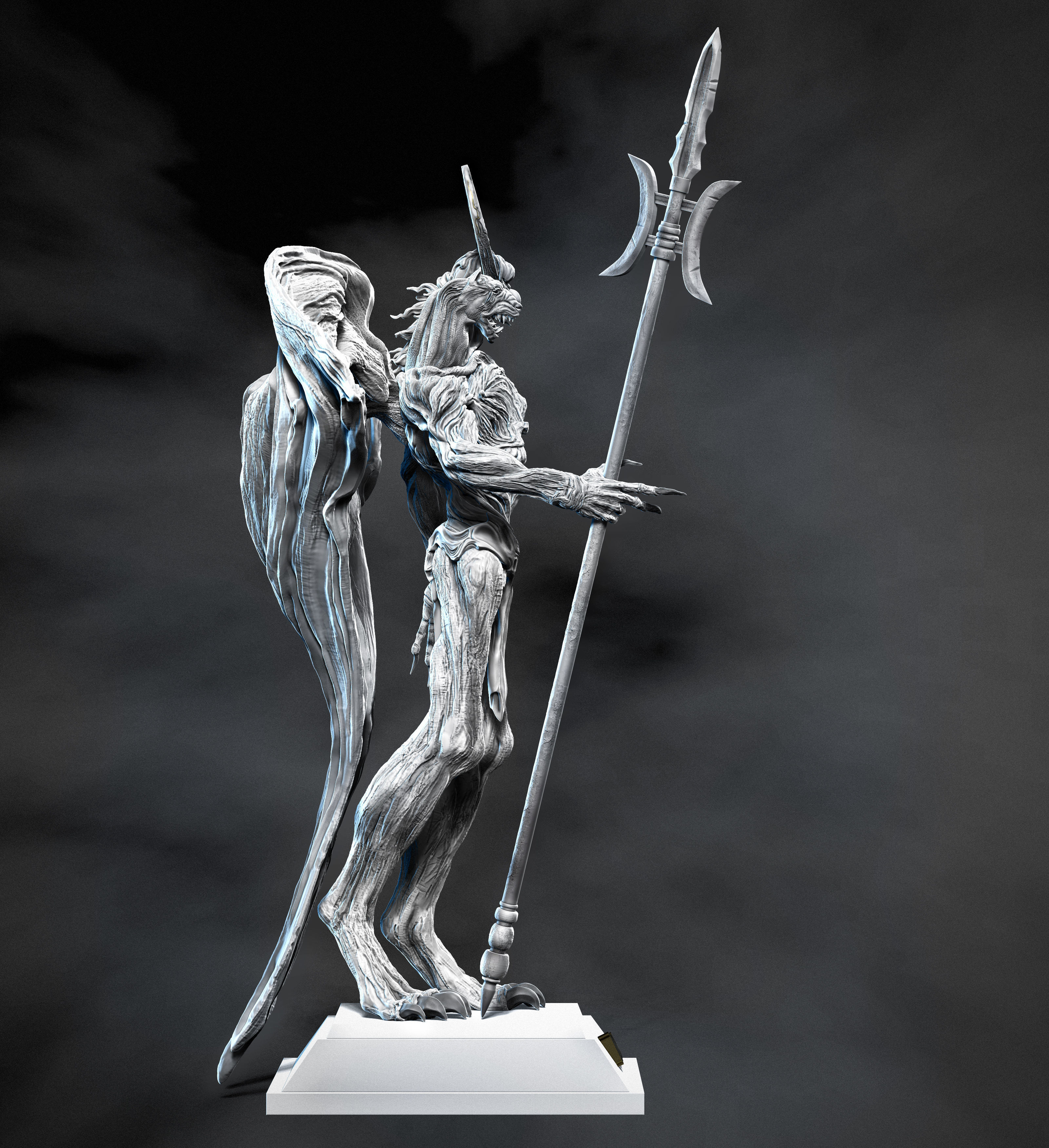 Bune demon 3D print model_7