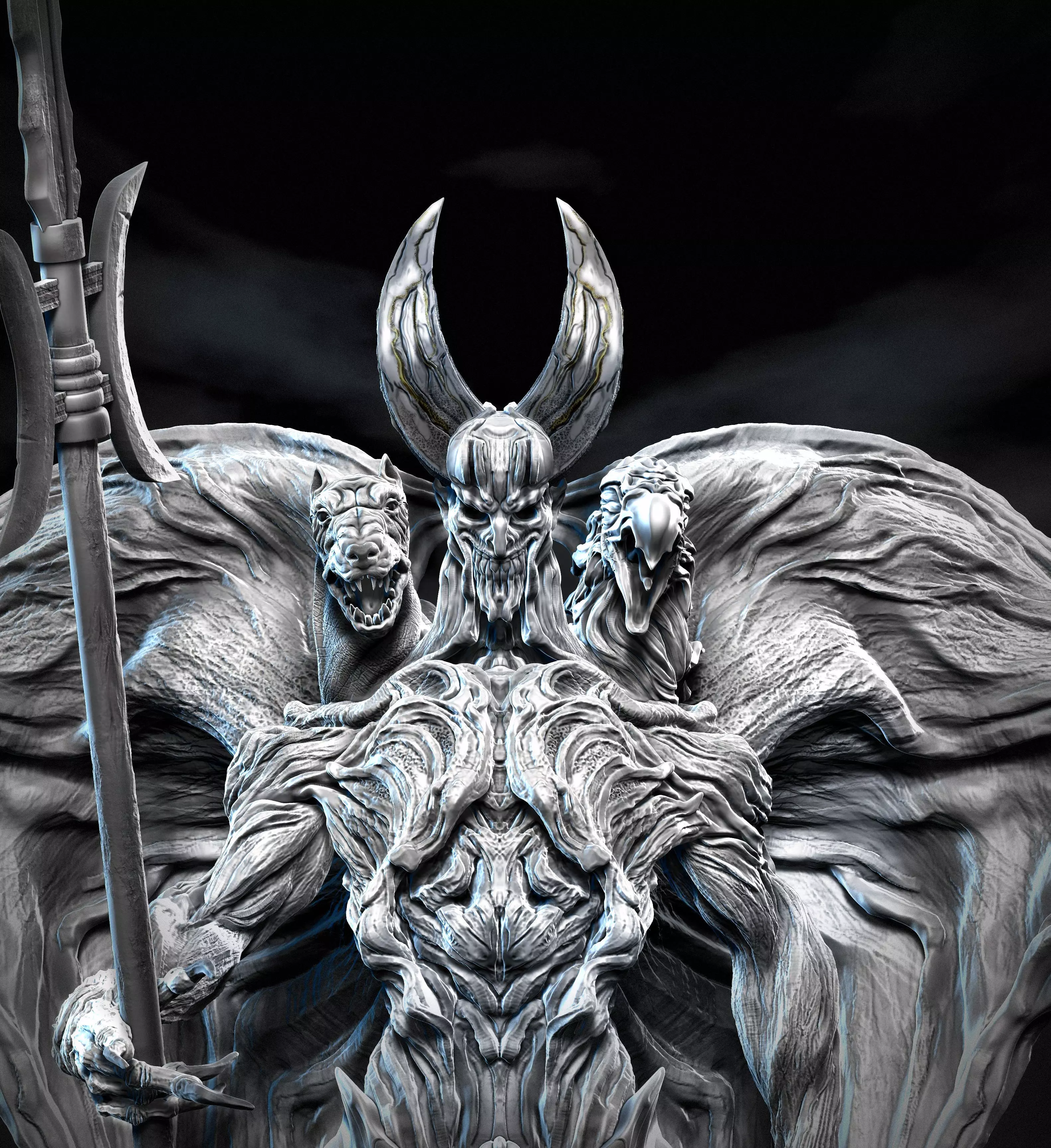 Bune demon 3D print model_0