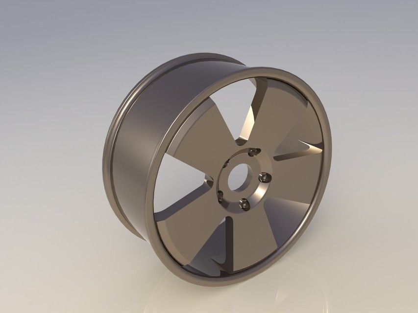 Rim metal wheel Free 3D model_1