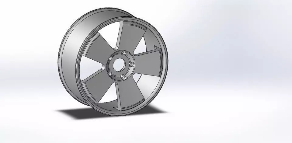 Rim metal wheel Free 3D model_0