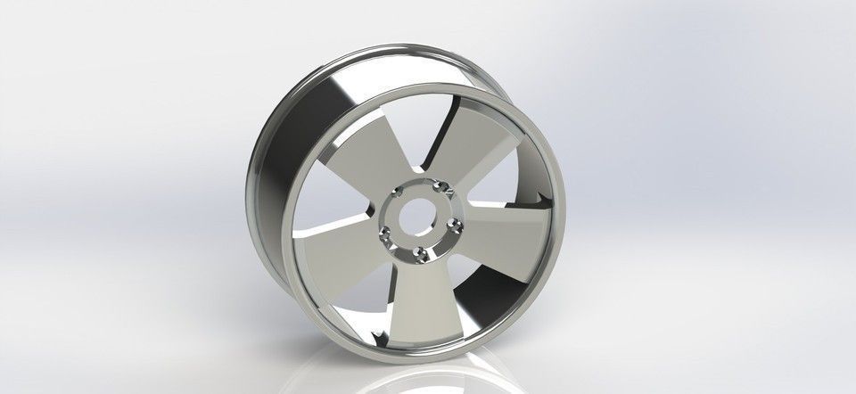 Rim metal wheel Free 3D model_2