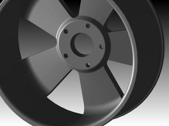 Rim metal wheel Free 3D model_4