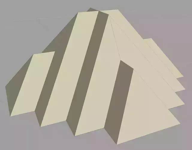 Extruded pyramid 3
