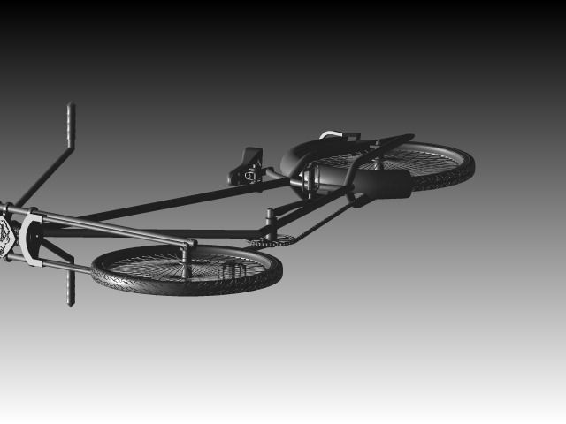 Chopper Bicycle Free 3D model_9