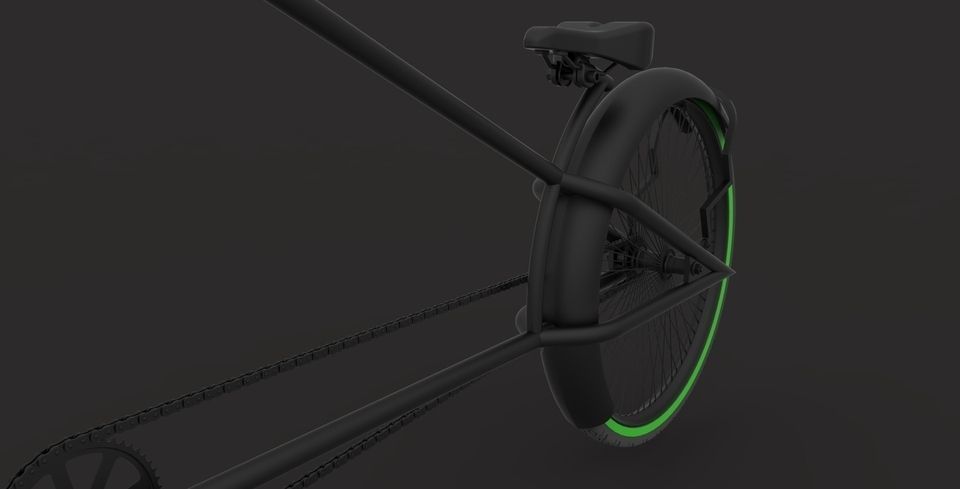 Chopper Bicycle Free 3D model_5