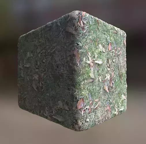 Leafy Ground Seamless Material