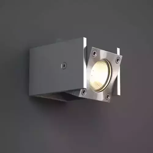Stainless Steel Lamp 3D model