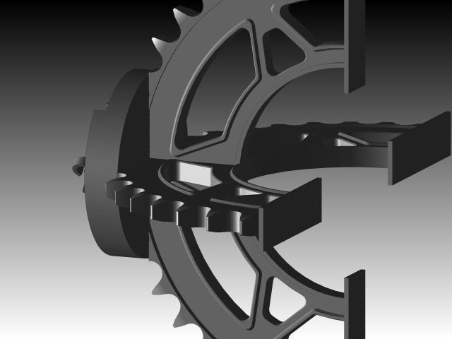 The Golden Gear Trophy 2012 Free 3D model_4
