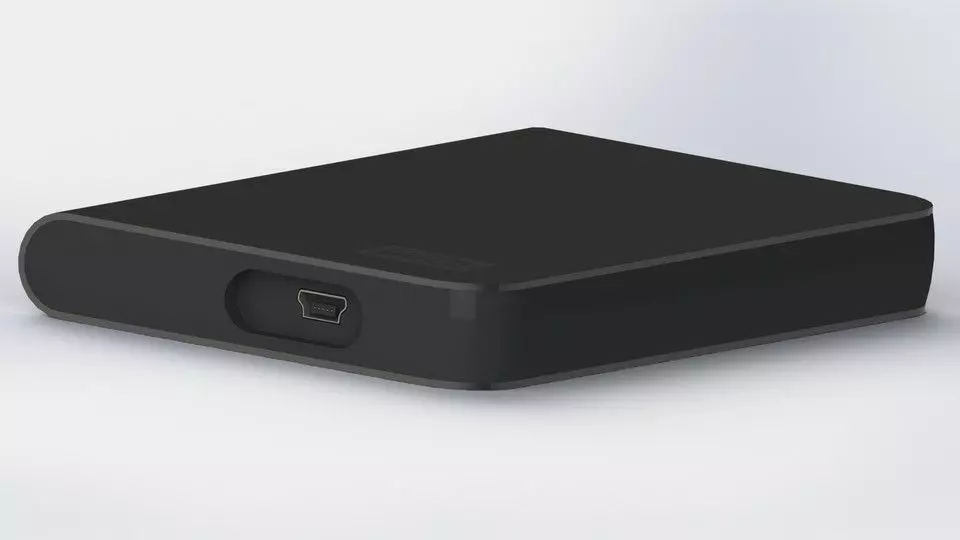 External harddrive Free 3D model