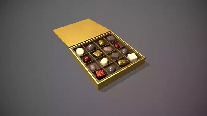 Christmas Gold Box of Chocolates