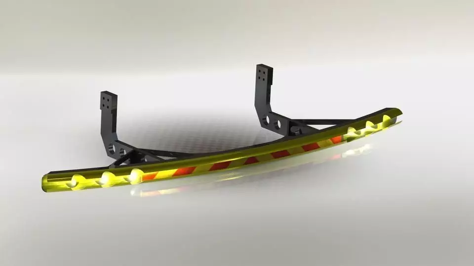 Curved Truck Underrun Free 3D model