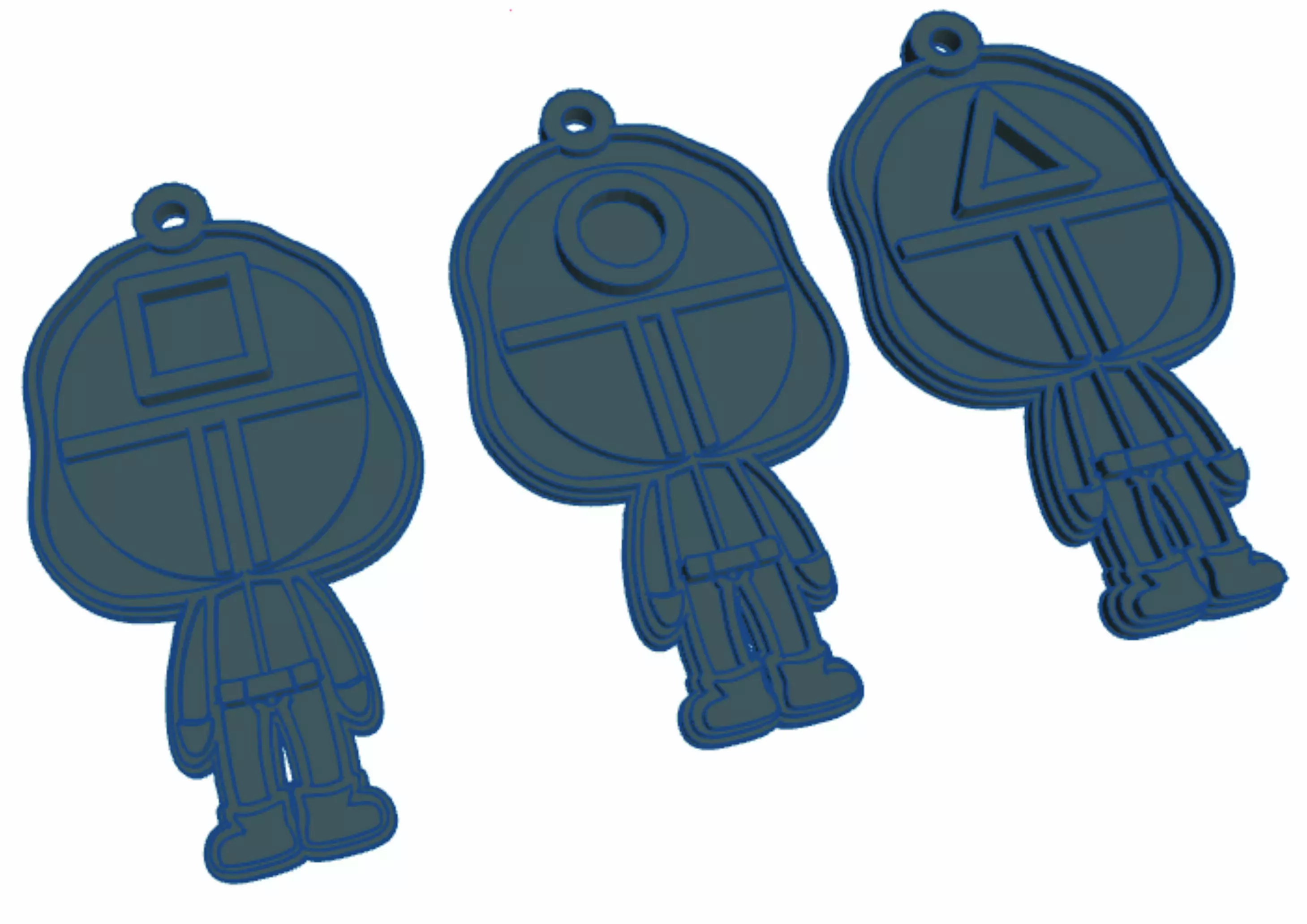 GUARDIAS JUEGOS DEL CALAMAR 3X1 3D print model_0