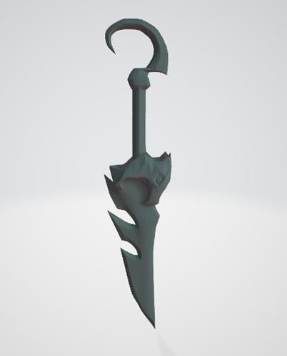 Pyke Dagger - League of Legends  3D print model