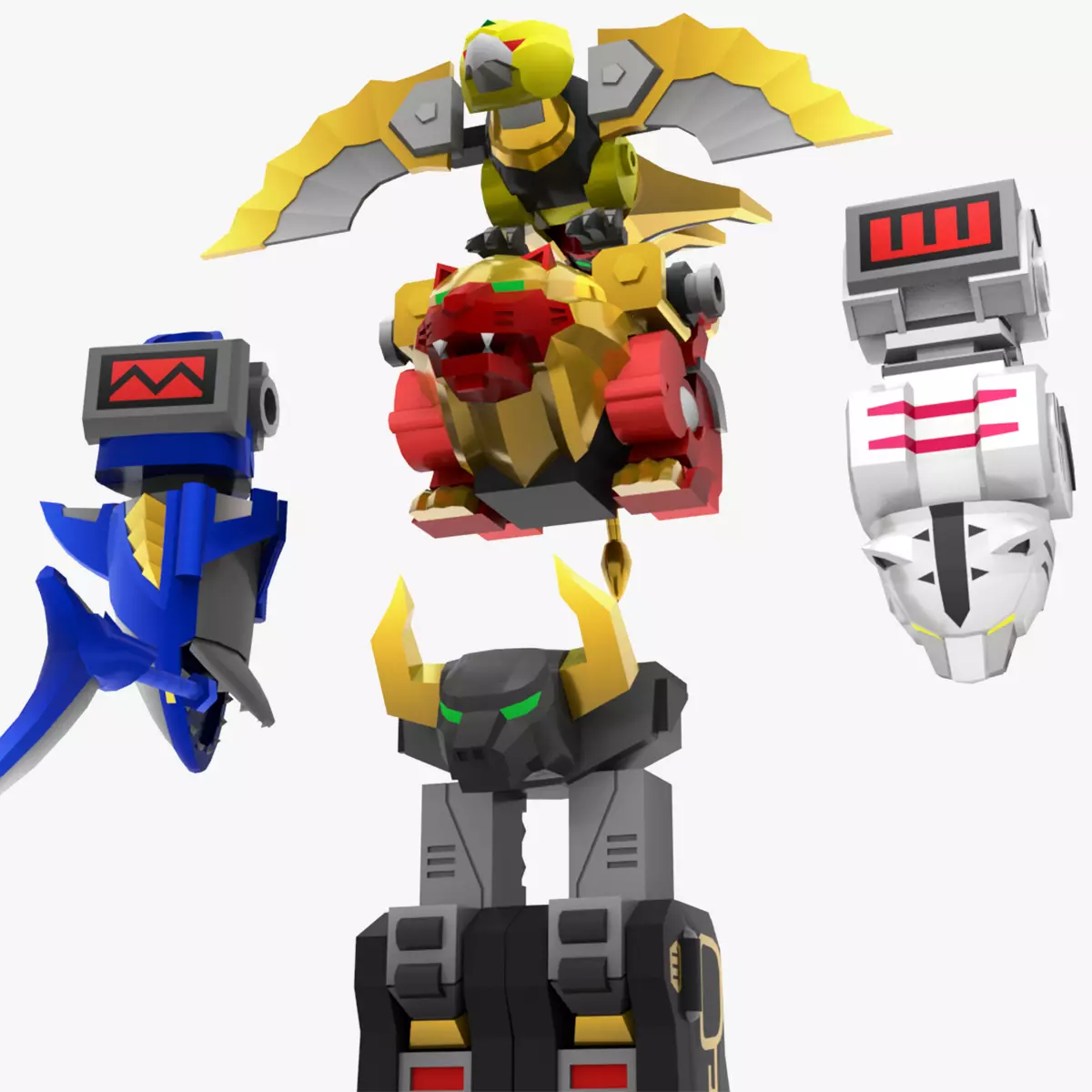 GaoKing - Wild Force Low-poly 3D model_0