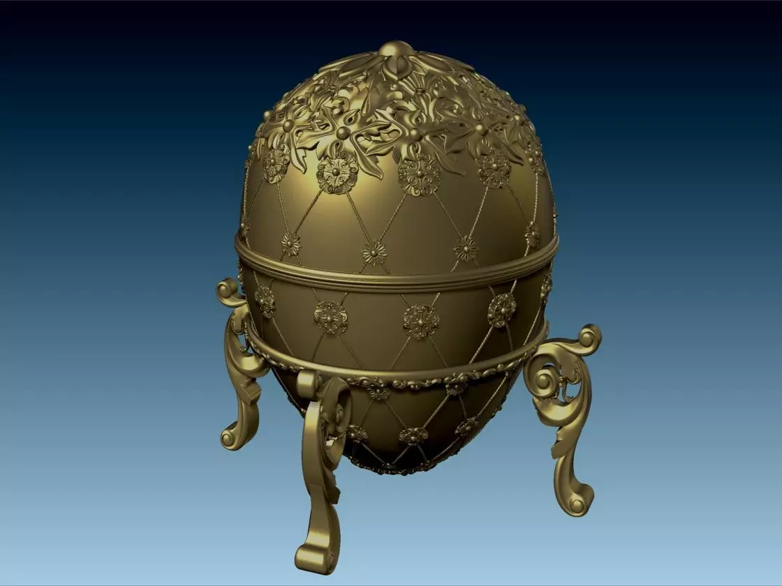 Faberge Egg 3d Printable 3D print model_0