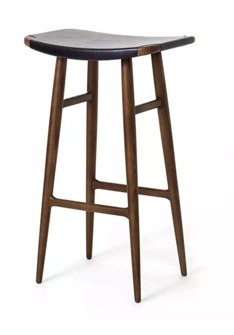 Freja Bar Stool SH750 Leather Seat Free 3D model