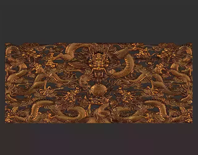 dragons chinese dragon carving