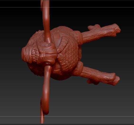 Cabeza shenlong dragon ball modelo 3d 3D print model_3