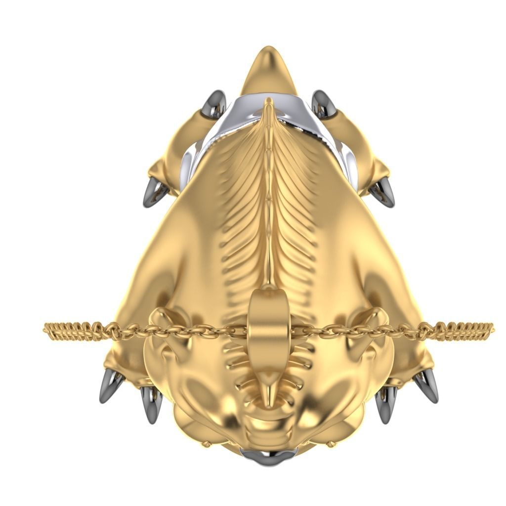 Goblin Pendant 3D print model_7