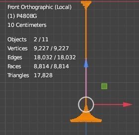 Pendant Ceiling Light P480BG Low-poly 3D model_23