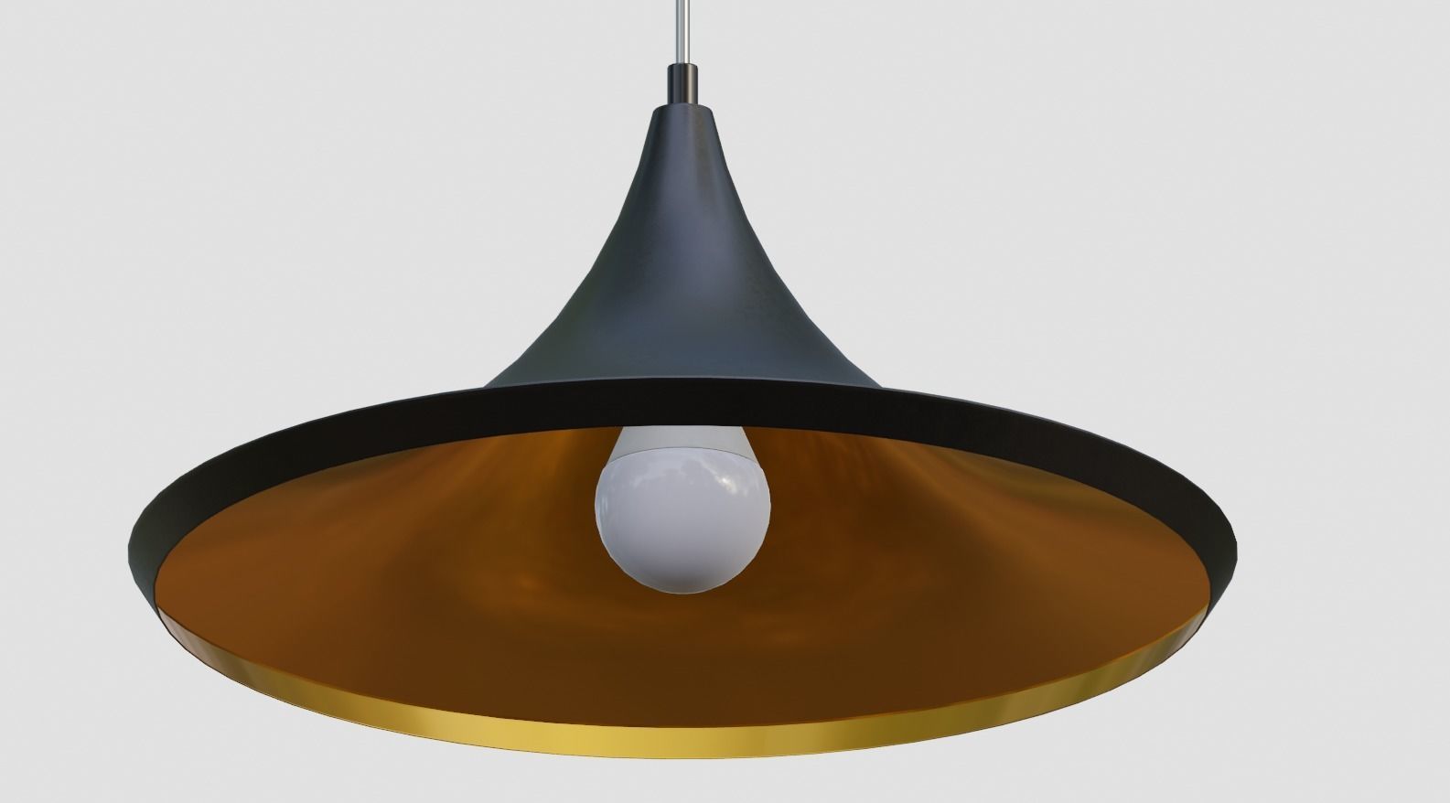 Pendant Ceiling Light P480BG Low-poly 3D model_11