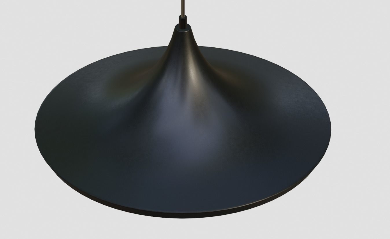 Pendant Ceiling Light P480BG Low-poly 3D model_12