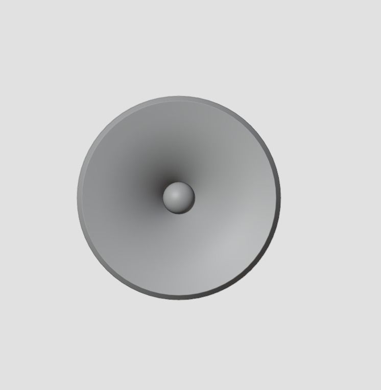 Pendant Ceiling Light P480BG Low-poly 3D model_7