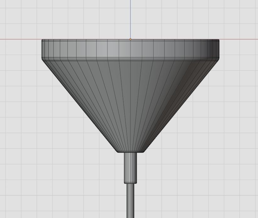 Pendant Ceiling Light P480BG Low-poly 3D model_15