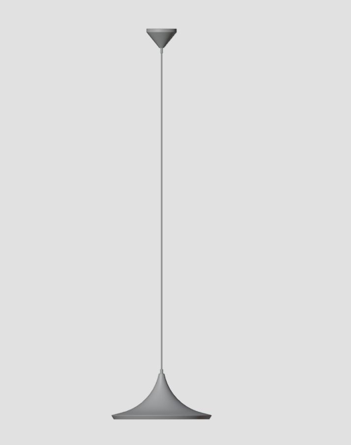 Pendant Ceiling Light P480BG Low-poly 3D model_5