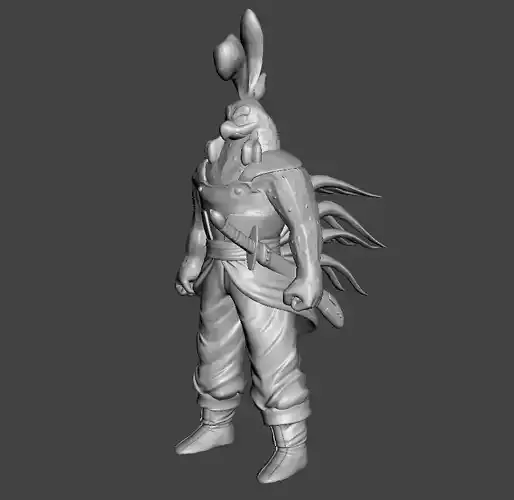 Torga 3D Model dragon ball z figure