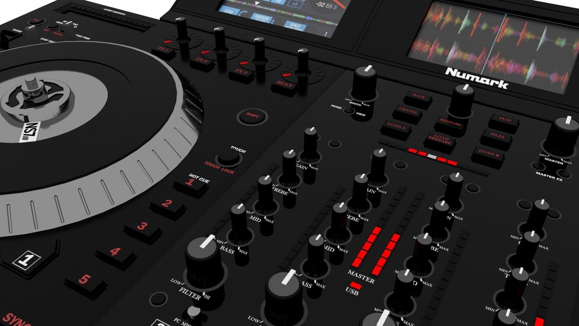 NS7 III Display Mix 3D model_1