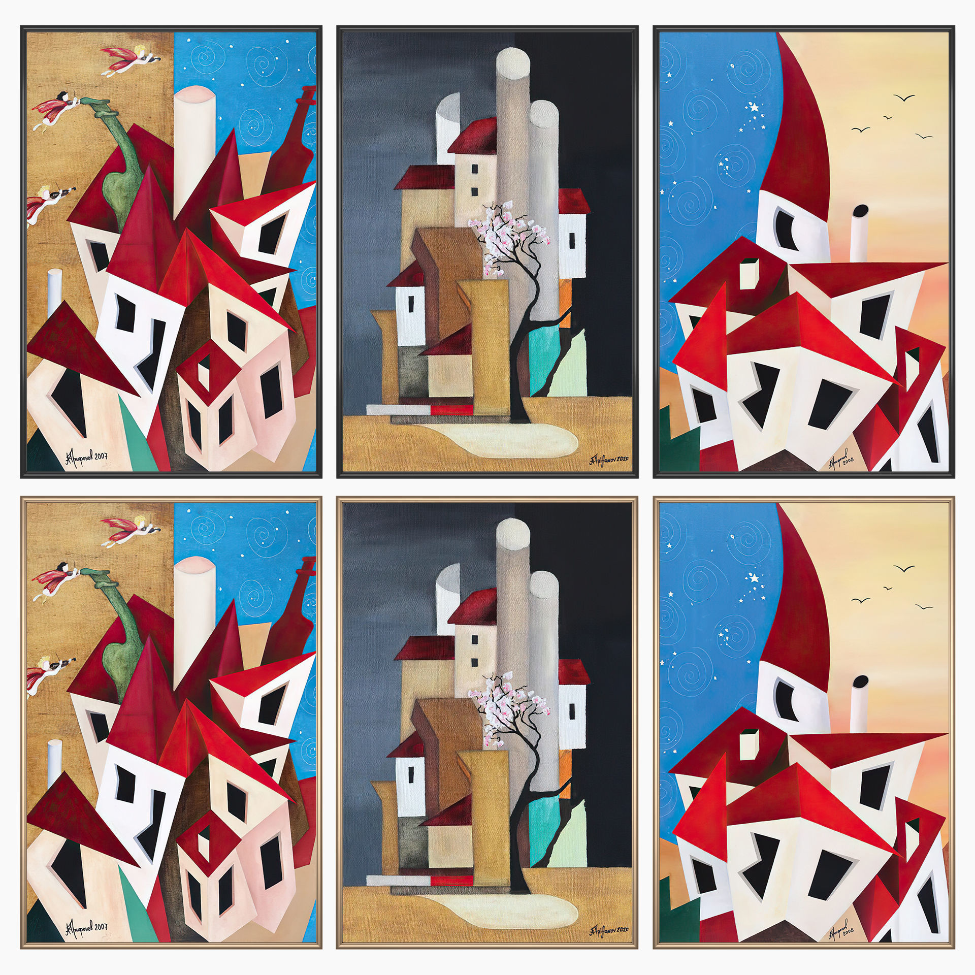 Wall Art Set 3854 3D model_1