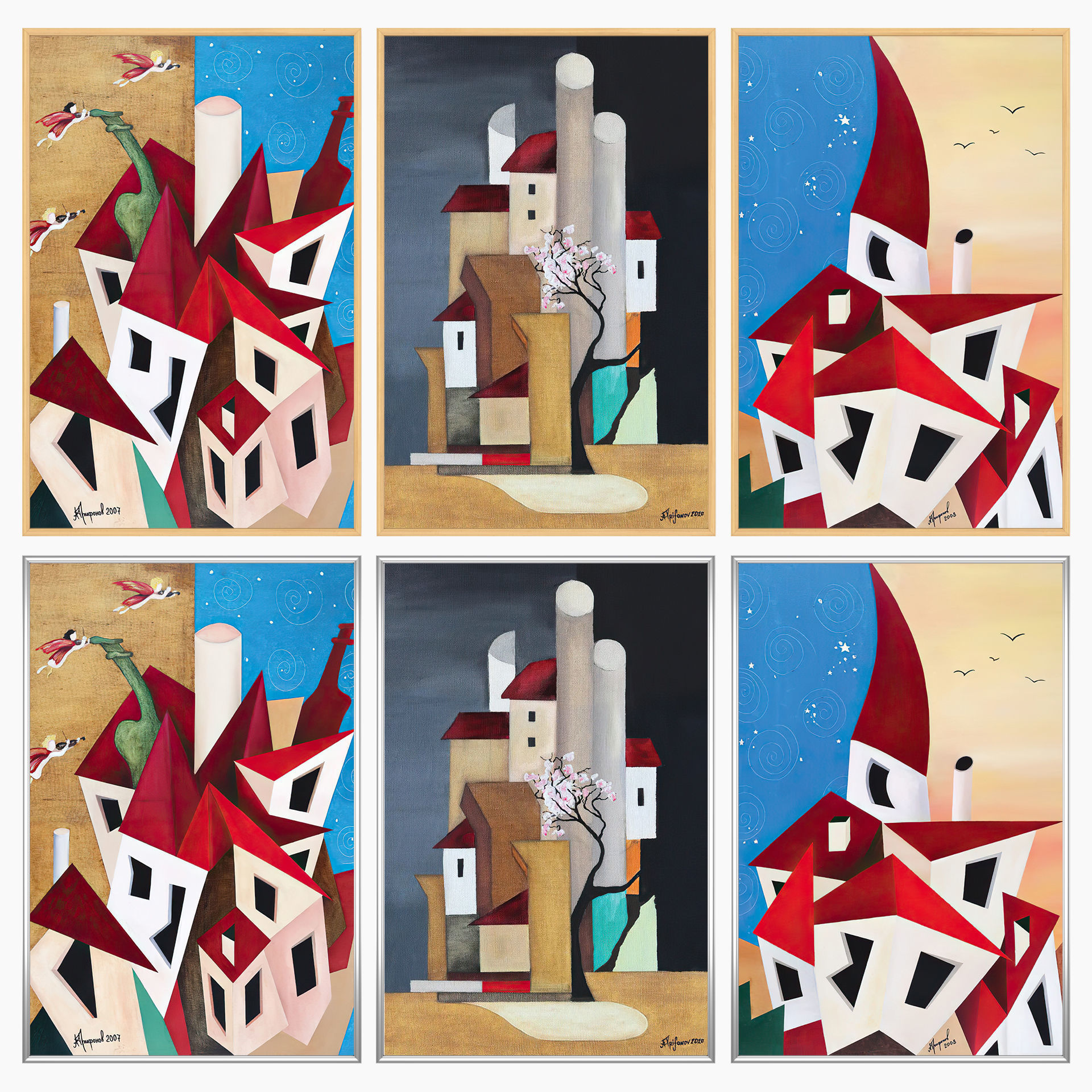 Wall Art Set 3854 3D model_2