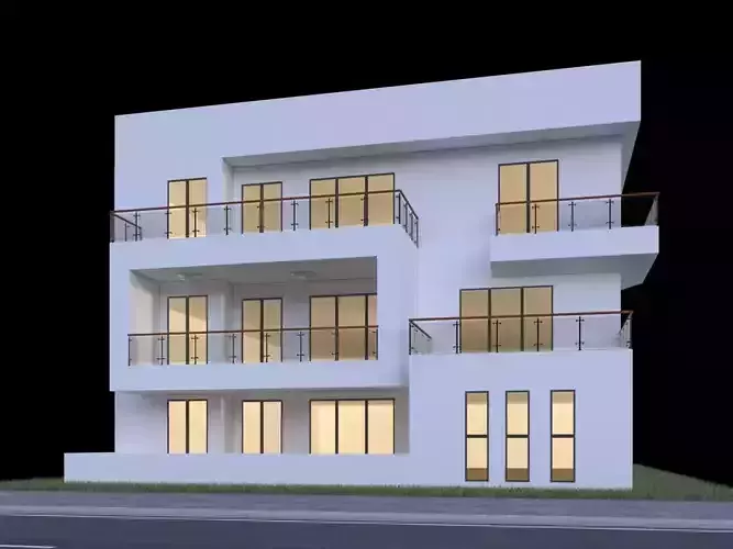 Modern Residential Building - Villa