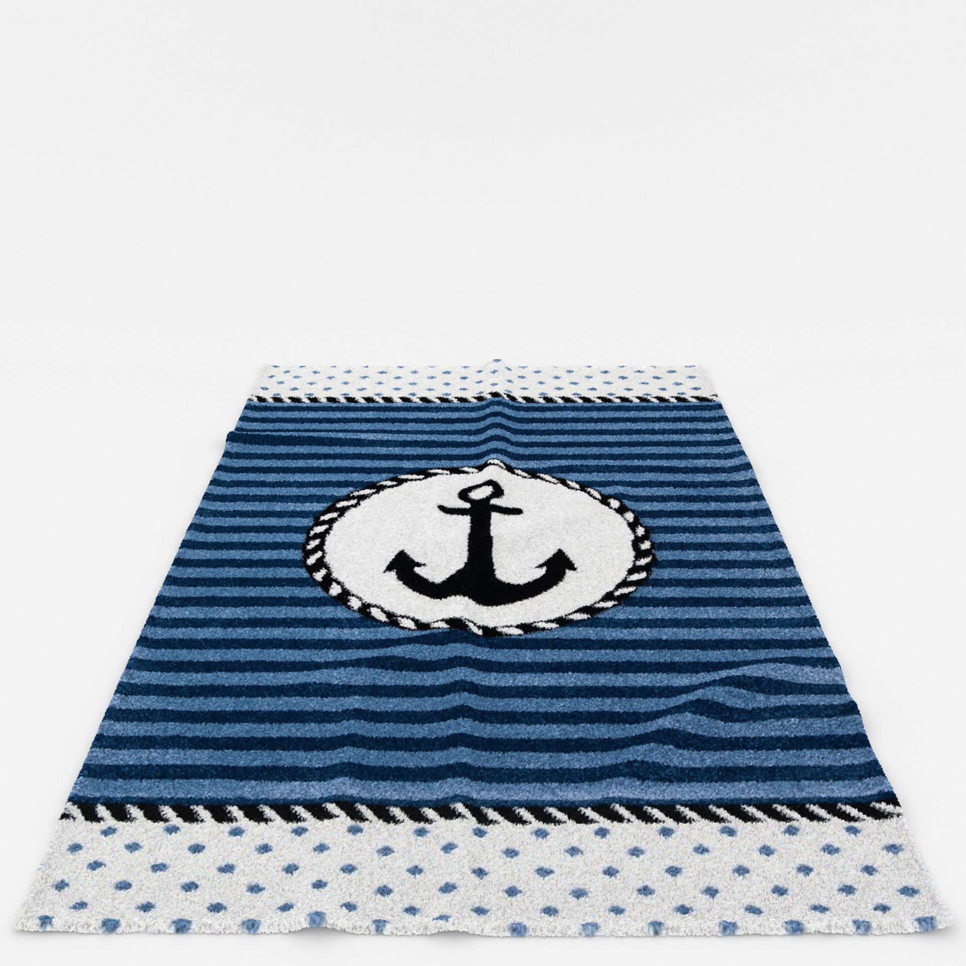 Rugs No 447 Low-poly 3D model_7