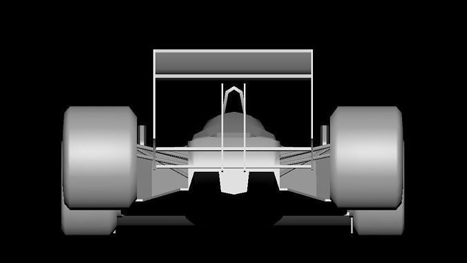 MP 4-4 Model Car Low-poly 3D model