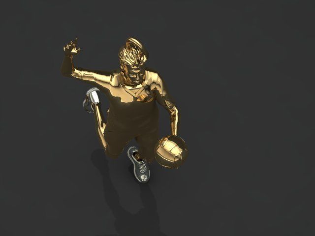 volleyball pendant 3D print model_35