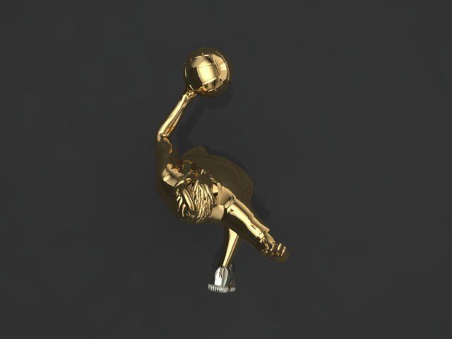 volleyball pendant 3D print model_33