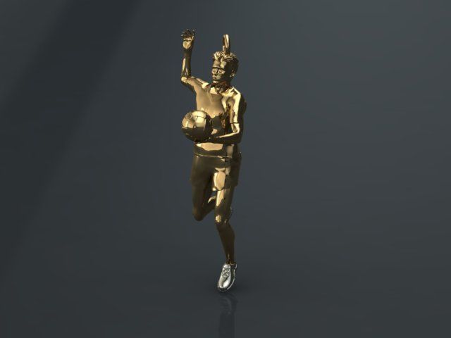 volleyball pendant 3D print model_22
