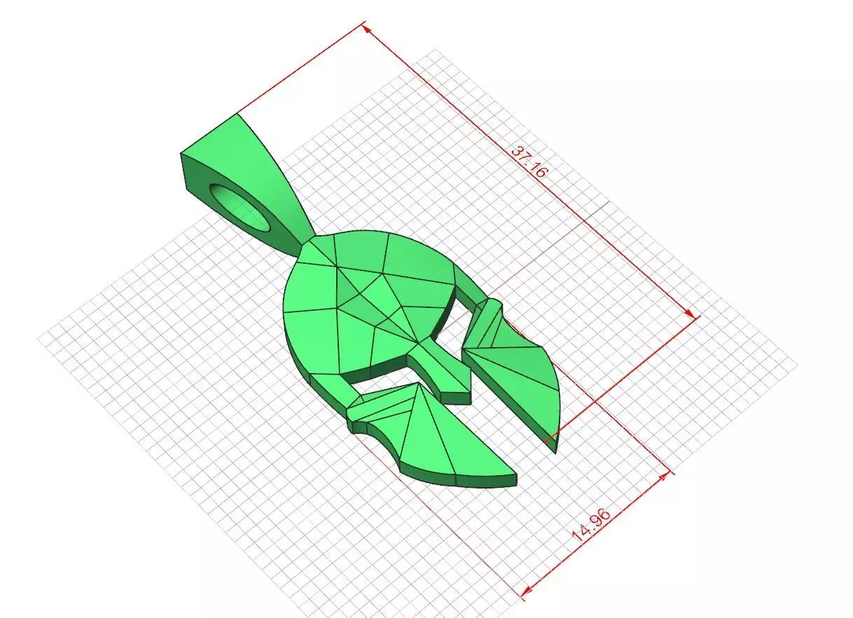 Mask Sparta Free 3D print model