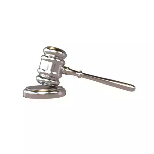 Gavel v1 007 Low-poly 3D model