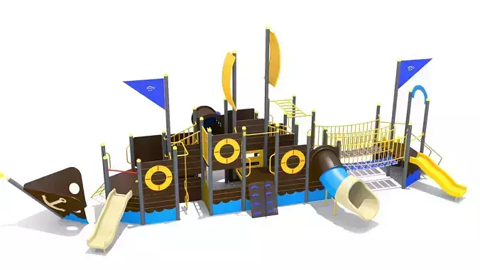 Pirate  Ship Playground 3D model