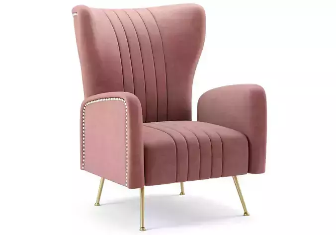 Opera Velvet Accent Chair