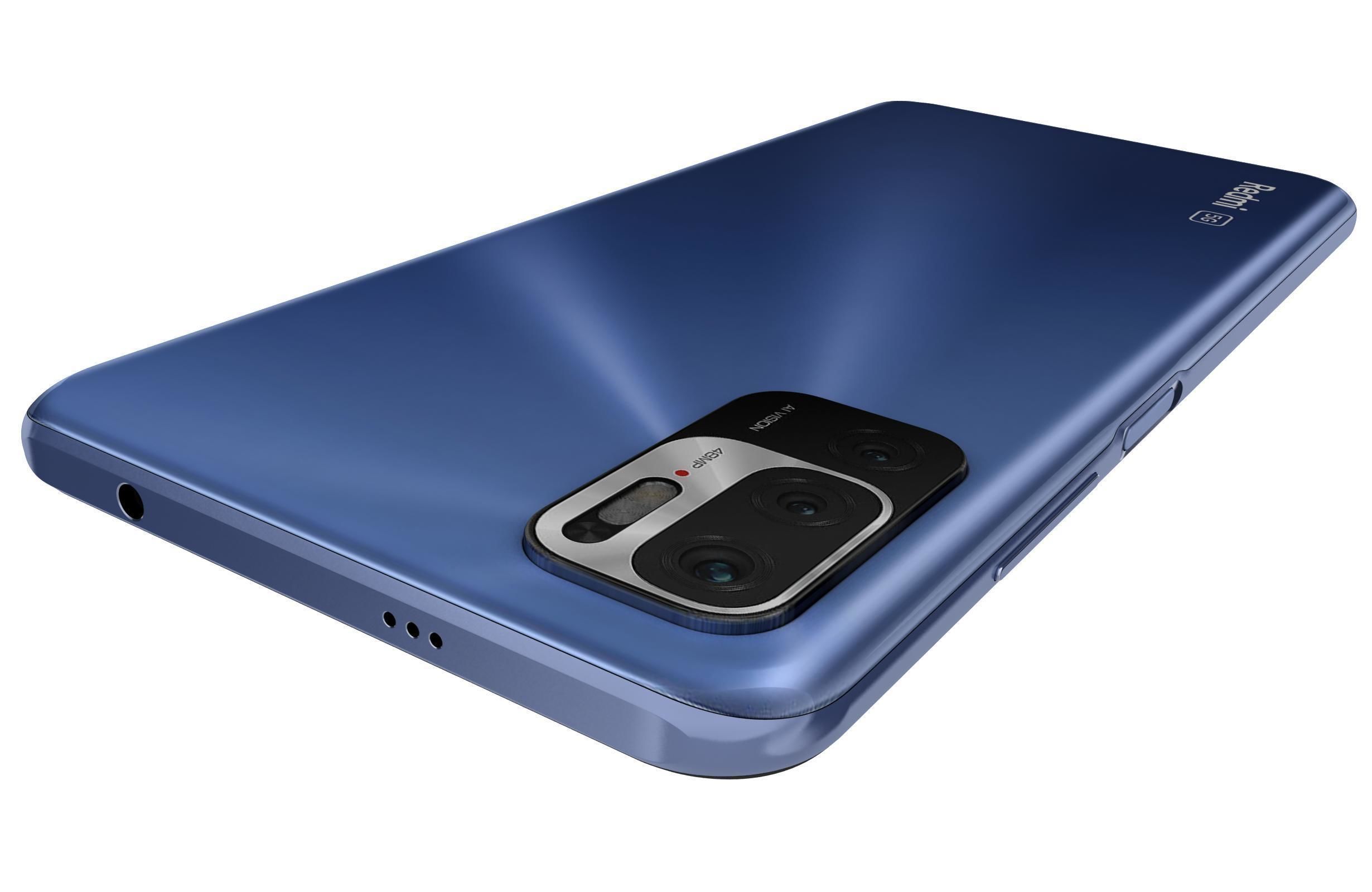 Xiaomi Redmi Note 10 5G Nighttime Blue 3D model_15