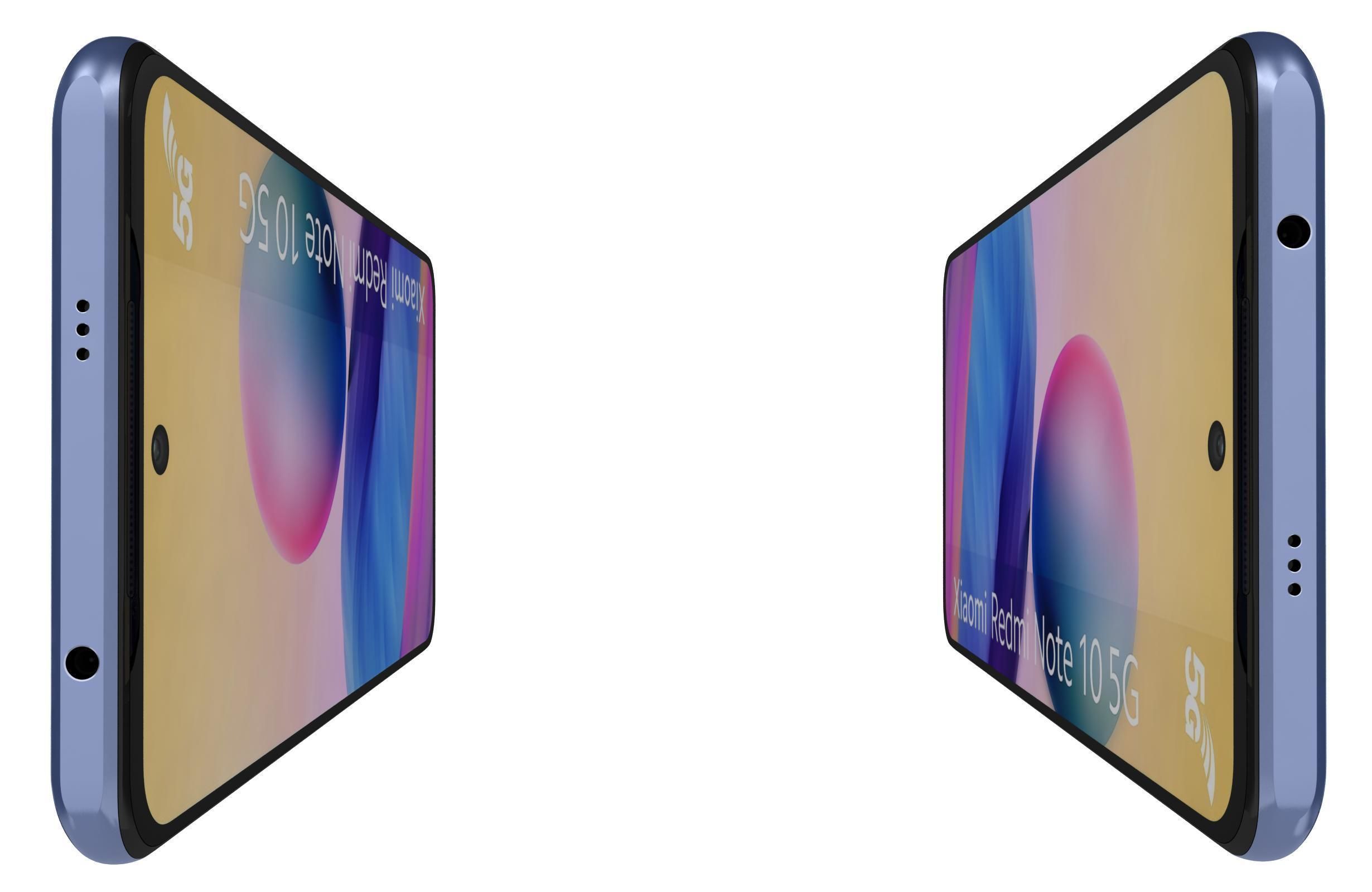 Xiaomi Redmi Note 10 5G Nighttime Blue 3D model_9